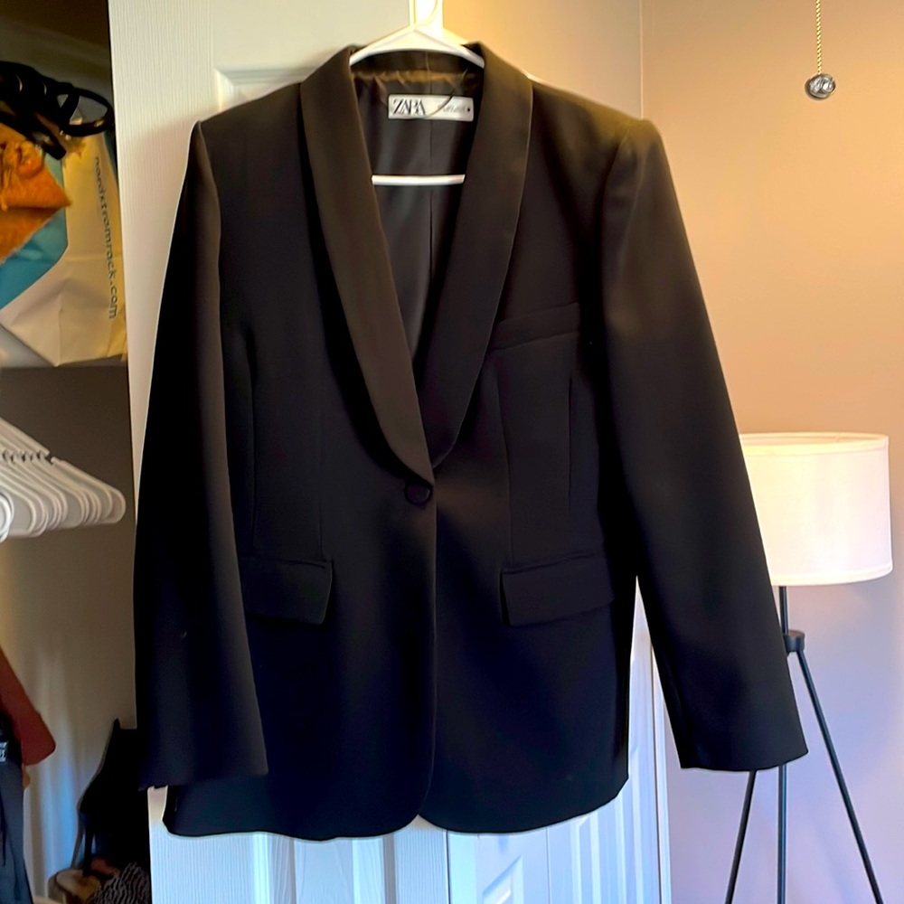 ZARA Black Blazer Size L